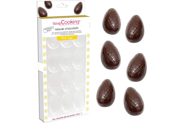 Moule à chocolat rigide scrapcooking - pâques Oeufs