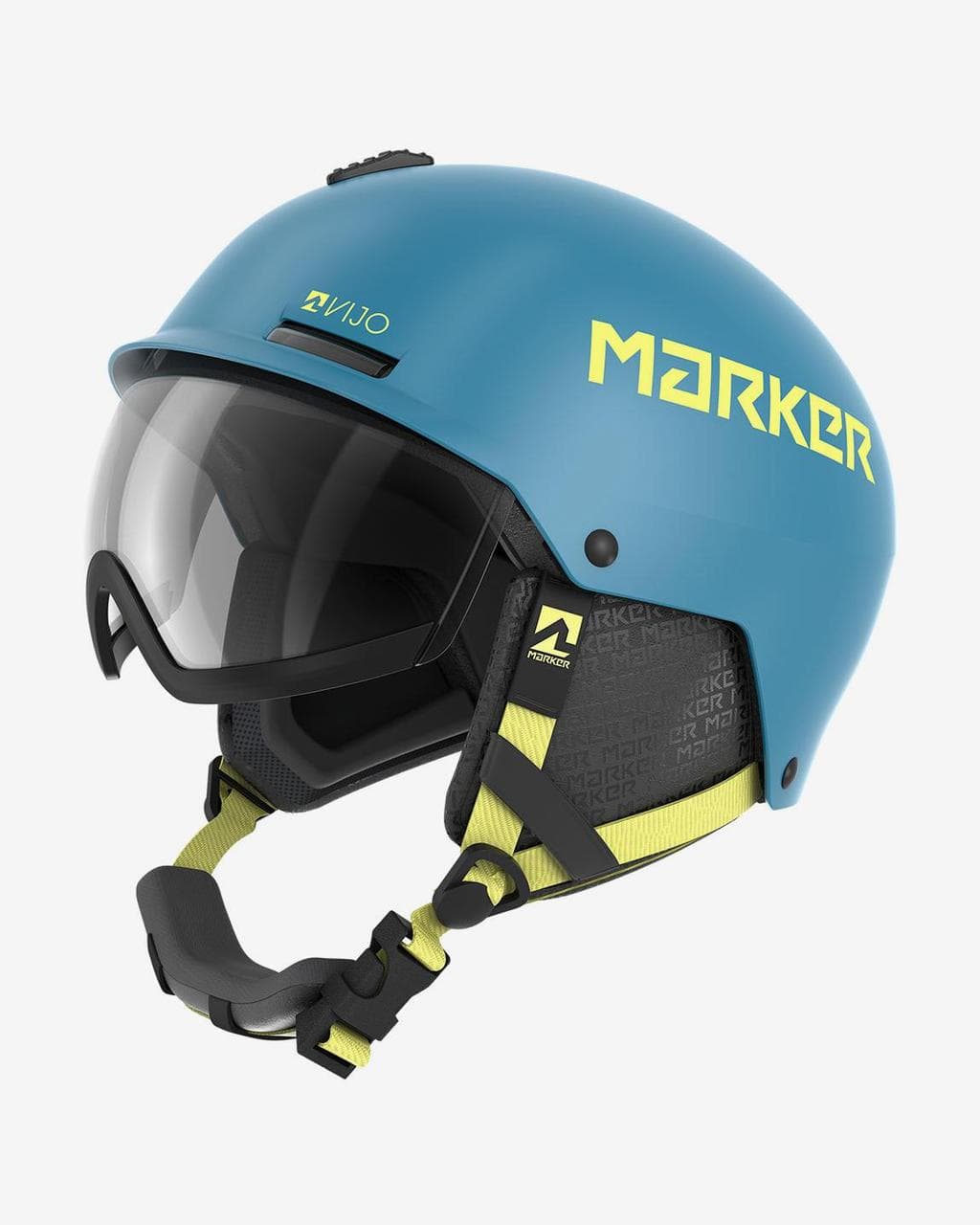 Casque Marker Vijo bleu jaune enfant - 47-51